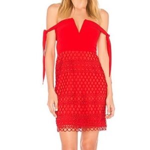 Stylerstalker red Jackson mini dress